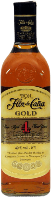 免费送货 | 朗姆酒 Flor de Caña Gold 尼加拉瓜 4 岁 70 cl