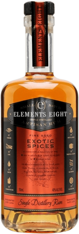 送料無料 | ラム Elements Eight Spiced Rum セントルシア 70 cl