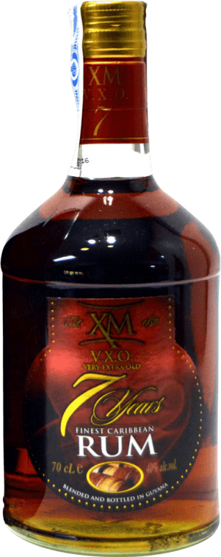 Envío gratis | Ron Joseph Banks XM V.X.O. Very Extra Old Guayana 7 Años 70 cl