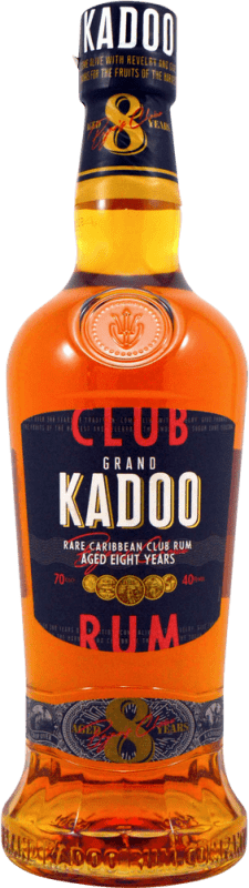 Free Shipping | Rum Kirker Greer Club Grand Kadoo Rum Barbados 8 Years 70 cl