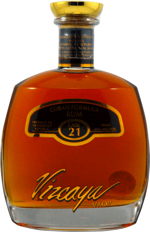 Envoi gratuit | Rhum Vizcaya VXOP Cask République Dominicaine 21 Ans 70 cl