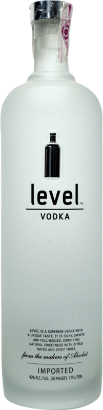 Envio grátis | Vodca Absolut Level Suécia Garrafa Especial 1,75 L