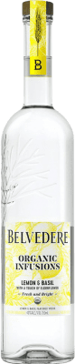 Vodka Belvedere Infusions Organic — Bio 1 L Basil — Manjericão, Lemon — Limão