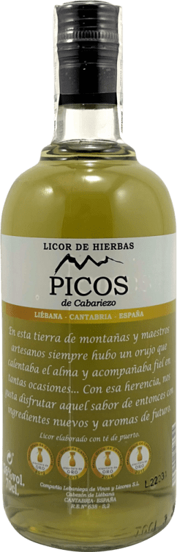 Free Shipping | Herbal liqueur Lebaniega Picos de Cabariezo Spain 70 cl