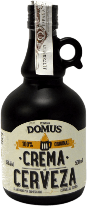 Free Shipping | Liqueur Cream Domus Crema de Cerveza Spain Medium Bottle 50 cl