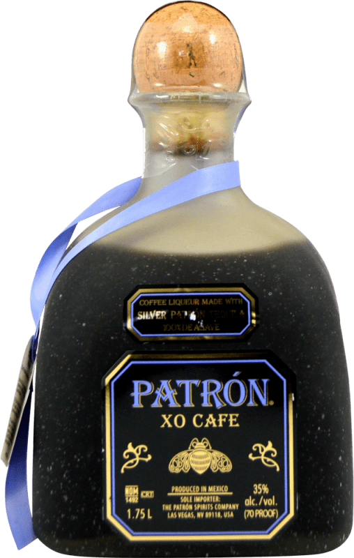 Бесплатная доставка | Текила Patrón Café X.O. Соединенные Штаты Специальная бутылка 1,75 L