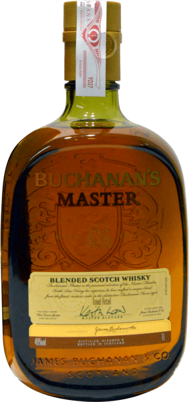 Free Shipping | Whisky Blended Buchanan's Master United Kingdom 1 L