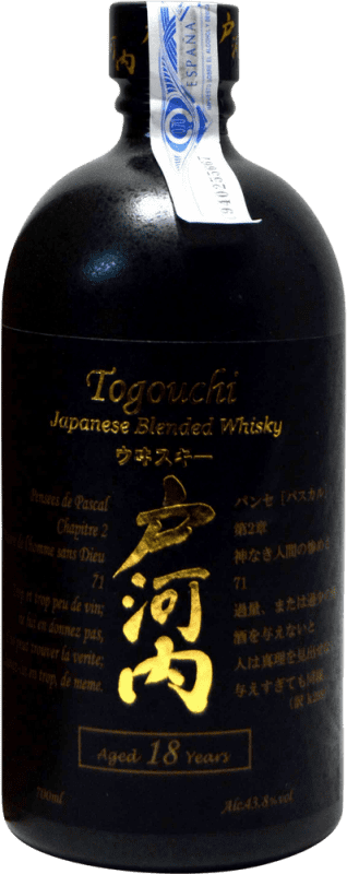 免费送货 | 威士忌混合 Togouchi 日本 18 岁 70 cl