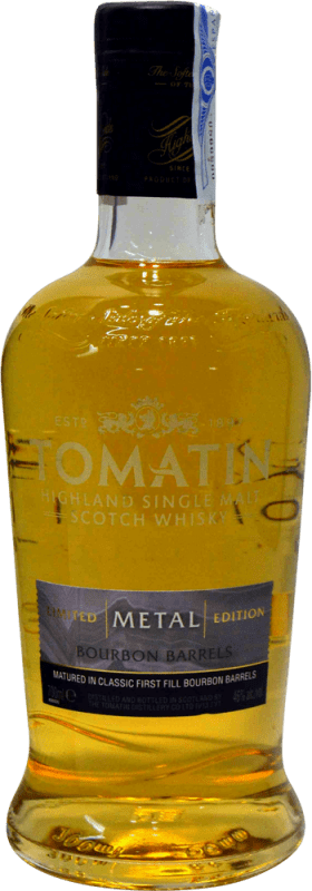 69,95 € | Whisky Single Malt Tomatin 5 Virtues Metal United Kingdom Bottle 70 cl