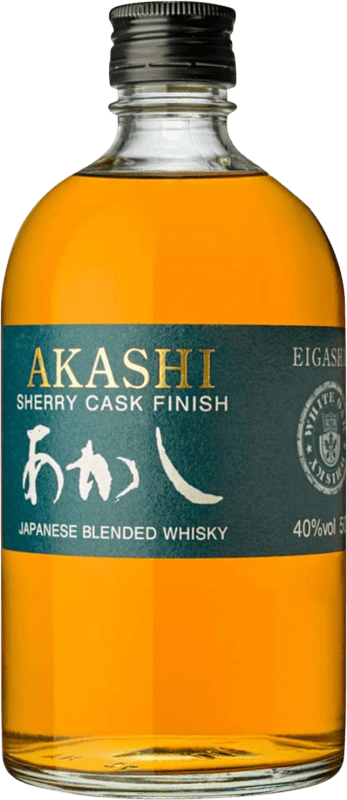 送料無料 | ウイスキーブレンド Eigashima Akashi Sherry Cask Finish 日本 ボトル Medium 50 cl