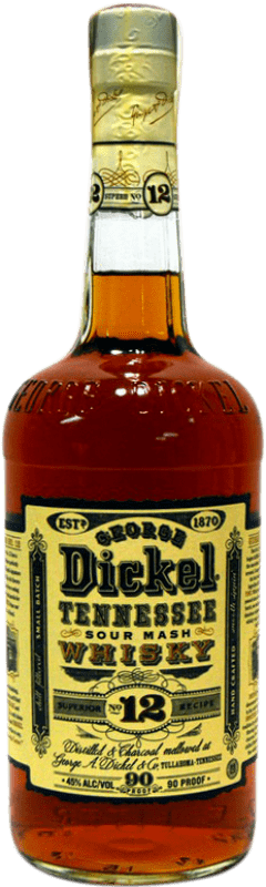 Free Shipping | Whisky Bourbon George Dickel Nº 12 United States 1 L