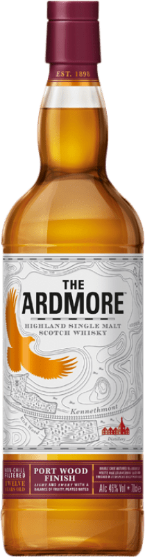 Spedizione Gratuita | Whisky Single Malt Ardmore Port Wood Finish Regno Unito 12 Anni 70 cl