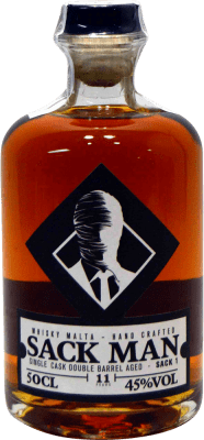 Free Shipping | Whisky Single Malt Sack Man Single Cask Spain 11 Years Medium Bottle 50 cl