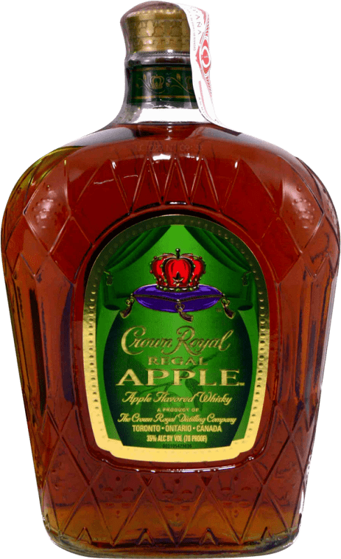 Free Shipping | Whisky Blended Crown Royal Canadian Regal Apple Canada 1 L