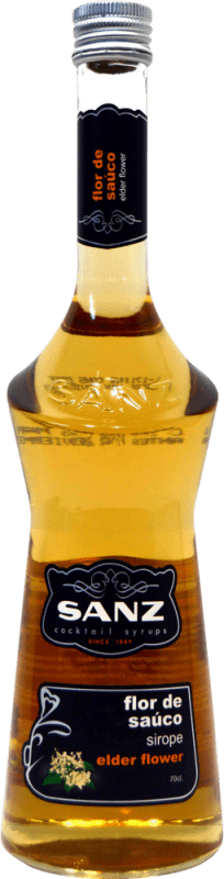 Envio grátis | Schnapp J. Borrajo Sirope Sanz Elder Flower Flor de Saúco Espanha 70 cl Sem Álcool