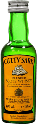 ウイスキーブレンド 12個入りボックス Cutty Sark ミニチュアボトル 5 cl