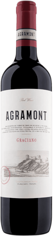 Free Shipping | Red wine Agronavarra Agramont D.O. Navarra Navarre Spain Graciano 75 cl