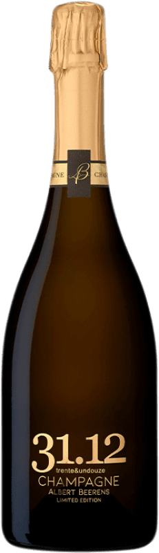 Envoi gratuit | Blanc mousseux Albert Beerens 31.12 Cuvée Signature A.O.C. Champagne Champagne France Pinot Noir, Chardonnay, Pinot Meunier 75 cl