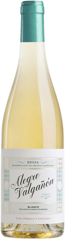 Free Shipping | White wine Alegre Valgañón Blanco Aged D.O.Ca. Rioja The Rioja Spain Viura, Grenache White, Rojal, Calagraño 75 cl
