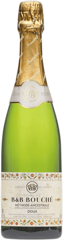 Envio grátis | Espumante branco B&B Bouché Méthode Ancestrale Doux A.O.C. Blanquette de Limoux Occitania França Mauzac 75 cl