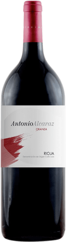 Envio grátis | Vinho tinto Antonio Alcaraz Crianza D.O.Ca. Rioja La Rioja Espanha Tempranillo, Mazuelo Garrafa Magnum 1,5 L