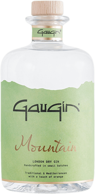 Kostenloser Versand | Genever Gin GauGin Mountain Belgien Medium-Flasche 50 cl