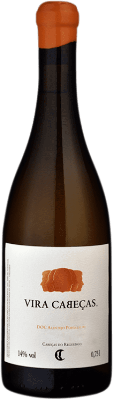 16,95 € | Vin blanc Cabeças do Reguengo Vira Cabeças Branco I.G. Alentejo Alentejo Portugal Tempranillo Blanc, Trincadeira, Rabigato 75 cl