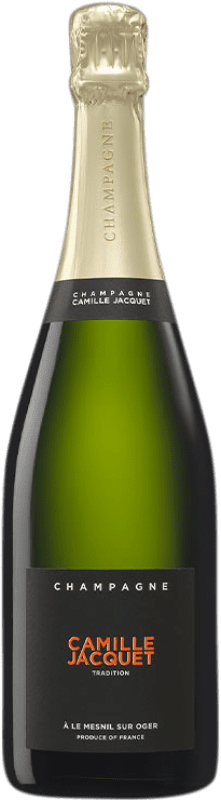 Free Shipping | White sparkling Camille Jacquet Tradition Brut A.O.C. Champagne Champagne France Pinot Black, Chardonnay, Pinot Meunier 75 cl