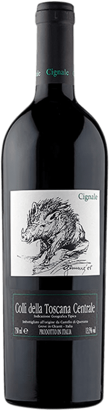 Spedizione Gratuita | Vino rosso Castello di Querceto Cignale Italia Merlot, Cabernet Sauvignon 75 cl