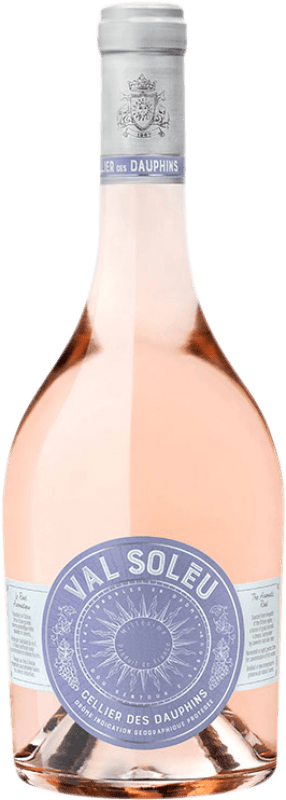 Kostenloser Versand | Rosé-Wein Cellier des Dauphins Val Soleu Drôme Rosado Auvernia Frankreich Syrah, Grenache, Cinsault 75 cl