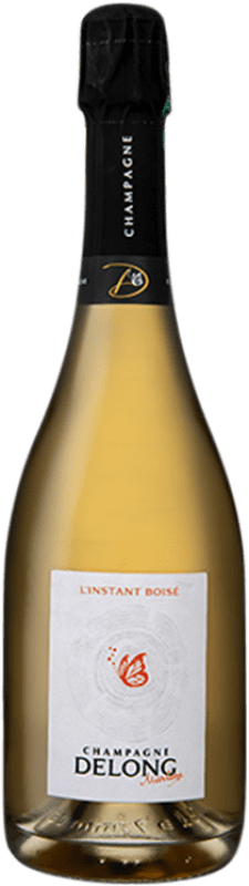 送料無料 | 白スパークリングワイン Delong Marlène L'Instant Boisé A.O.C. Champagne シャンパン フランス Pinot Black, Chardonnay, Pinot Meunier 75 cl