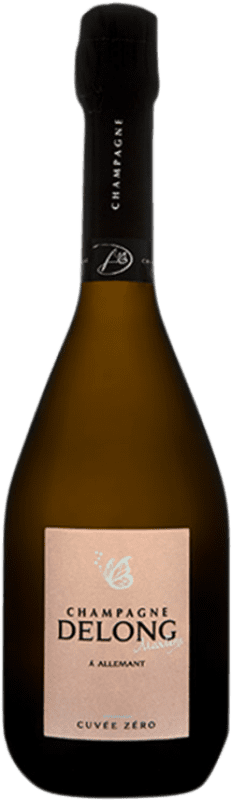 Envoi gratuit | Blanc mousseux Delong Marlène Cuvée Zéro A.O.C. Champagne Champagne France Pinot Noir, Chardonnay, Pinot Meunier 75 cl