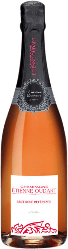 34,95 € | Espumante rosé Étienne Oudart Rosé Référence Brut A.O.C. Champagne Champagne França Pinot Preto, Chardonnay, Pinot Meunier 75 cl