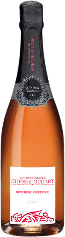 19,95 € Kostenloser Versand | Rosé Sekt Étienne Oudart Référence Brut — Herb Rosé A.O.C. Champagne
