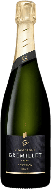 Envio grátis | Espumante branco Gremillet Sélection Brut A.O.C. Champagne Champagne França Pinot Preto, Chardonnay 75 cl