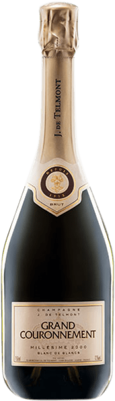 Envoi gratuit | Blanc mousseux J. de Telmont Grand Courennement Brut A.O.C. Champagne Champagne France Chardonnay 75 cl