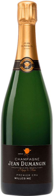 Envoi gratuit | Blanc mousseux Jean Dumangin Premier Cru Millésimé Brut A.O.C. Champagne Champagne France Pinot Noir, Chardonnay 75 cl