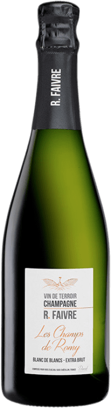 Kostenloser Versand | Weißer Sekt R. Faivre Les Champs de Romy A.O.C. Champagne Champagner Frankreich Chardonnay 75 cl