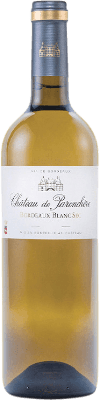 Бесплатная доставка | Белое вино Château de Parenchère Blanc A.O.C. Bordeaux Бордо Франция Sauvignon White, Sémillon, Muscadelle 75 cl