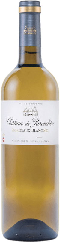 Free Shipping | White wine Château de Parenchère Blanc A.O.C. Bordeaux Bordeaux France Sauvignon White, Sémillon, Muscadelle 75 cl