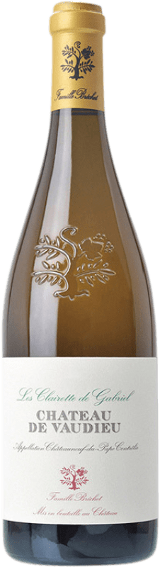 77,95 € | 白酒 Château de Vaudieu Les Clairette de Gabriel 岁 A.O.C. Châteauneuf-du-Pape 普罗旺斯 法国 Clairette Blanche 75 cl