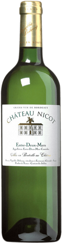 8,95 € | Vin blanc Château Nicot A.O.C. Entre-deux-Mers France Sauvignon Blanc, Sémillon, Muscadelle 75 cl