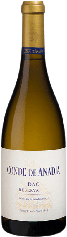 免费送货 | 白酒 Conde de Anadia Blanco 预订 I.G. Dão 道 葡萄牙 Touriga Nacional, Alfrocheiro, Jaén 75 cl