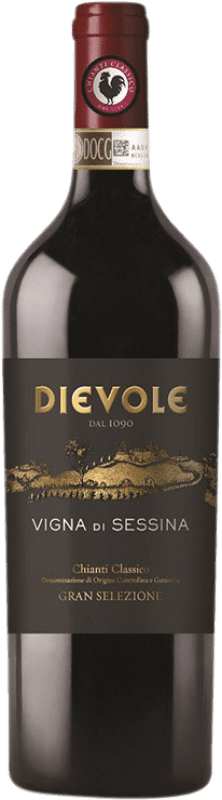 Free Shipping | Red wine Dievole Gran Selezione Vigna di Sessina D.O.C.G. Chianti Classico Tuscany Italy 75 cl