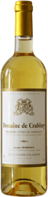 Domaine de Crabitey Premières сладкий Côtes de Bordeaux 75 cl