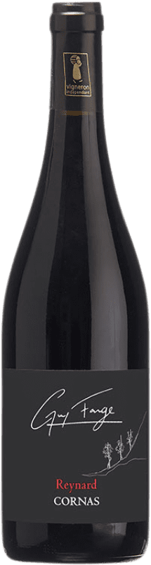 Free Shipping | Red wine Guy Farge Reynard A.O.C. Cornas France Syrah 75 cl