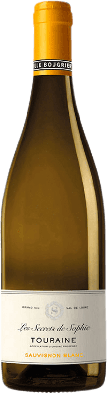 Envio grátis | Vinho branco Bougrier Les Secrets de Sophie A.O.C. Touraine Loire França Sauvignon Branca 75 cl