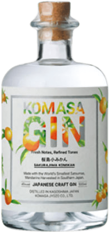 Free Shipping | Gin Komasa Gin Komikan Craft Gin Japan Medium Bottle 50 cl