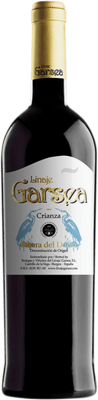 Free Shipping | Red wine Linaje Garsea Aged D.O. Ribera del Duero Castilla y León Spain Tempranillo 75 cl