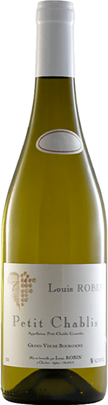 Free Shipping | White wine Louis Robin A.O.C. Petit-Chablis Burgundy France Chardonnay 75 cl